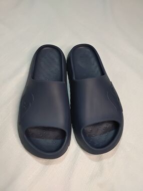 Quiksilver Cloudbreak Men's Navy Blue Slide Sandals Sz 12D.